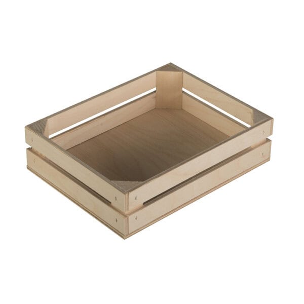 Art. 077 - Cassetta leggera in legno compensato bassa piccola - immagine 3