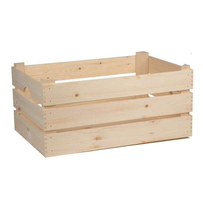 Cassetta per frutta in legno - Linea Superior 38x25x17 cm