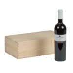 Art. 152 - Cassetta interamente in Pino con coperchio da inchiodare 2 bottiglie - immagine 2