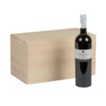 Art. 154 - Cassetta interamente in pino con coperchio da inchiodare 2+2 bottiglie - immagine 2