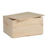 Art. 156 - Cassetta interamente in pino con coperchio da inchiodare 3+3 bottiglie - immagine 2