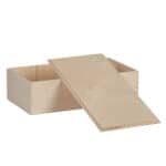 Art. 162 - Cassetta in legno economica multistrato di betulla coperchio ad appoggio 2 bottiglie - immagine 3