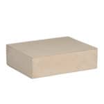 Art. 163 - Cassetta economica in legno multistrato di betulla coperchio ad appoggio 3 bottiglie