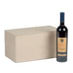 Art. 164 – Cassetta economica in legno multistrato di betulla coperchio ad appoggio 2+2 bottiglie - immagine 3