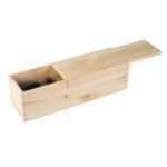 Art. 171 - Cassetta in legno di pino con coperchio scorrevole in compensato 1 bottiglia - immagine 7