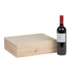 Art. 173 - Cassetta in legno di pino con coperchio scorrevole in compensato 3 bottiglie - immagine 2