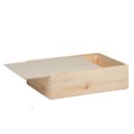 Art. 173 - Cassetta in legno di pino con coperchio scorrevole in compensato 3 bottiglie - immagine 3