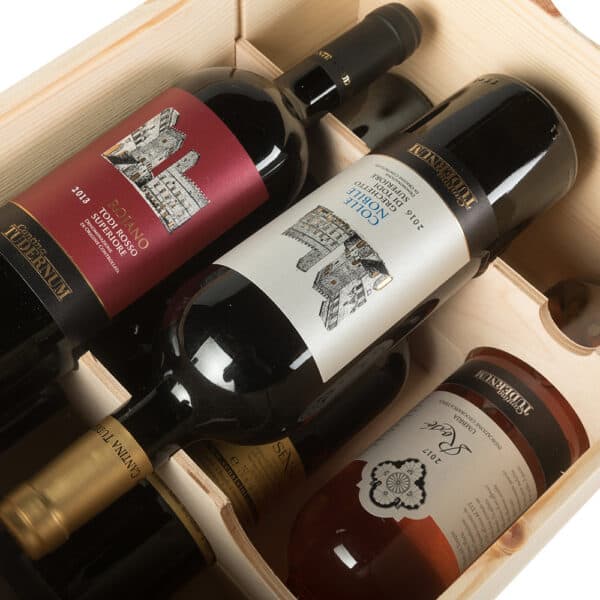 Art. 176 - Cassetta in legno di pino con coperchio scorrevole in compensato 3+3 bottiglie - immagine 4