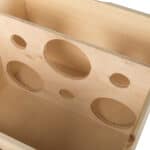 Art. 176 - Cassetta in legno di pino con coperchio scorrevole in compensato 3+3 bottiglie - immagine 8