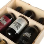 Cassetta in legno per 3+3 bottiglie vino