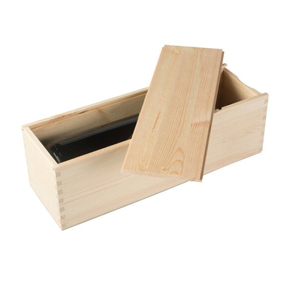 Art. 177 - Cassetta in legno di pino con coperchio scorrevole magnum lt 1,5 basso - immagine 8