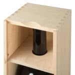 Art. 177 - Cassetta in legno di pino con coperchio scorrevole magnum lt 1,5 basso - immagine 4