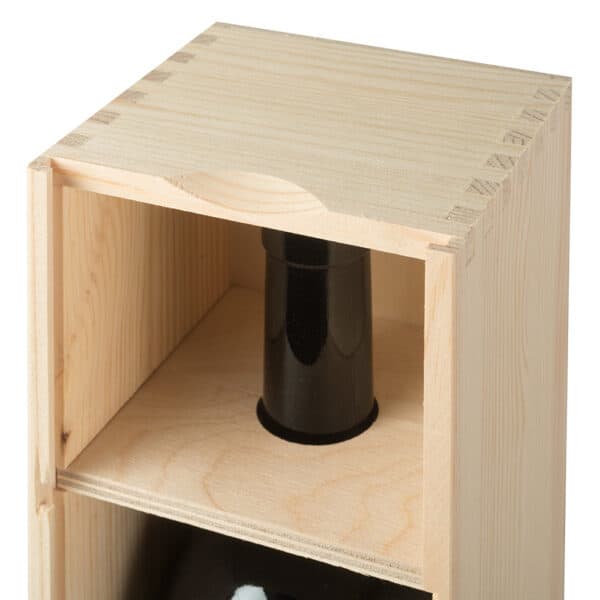 Art. 177 - Cassetta in legno di pino con coperchio scorrevole magnum lt 1,5 basso - immagine 4