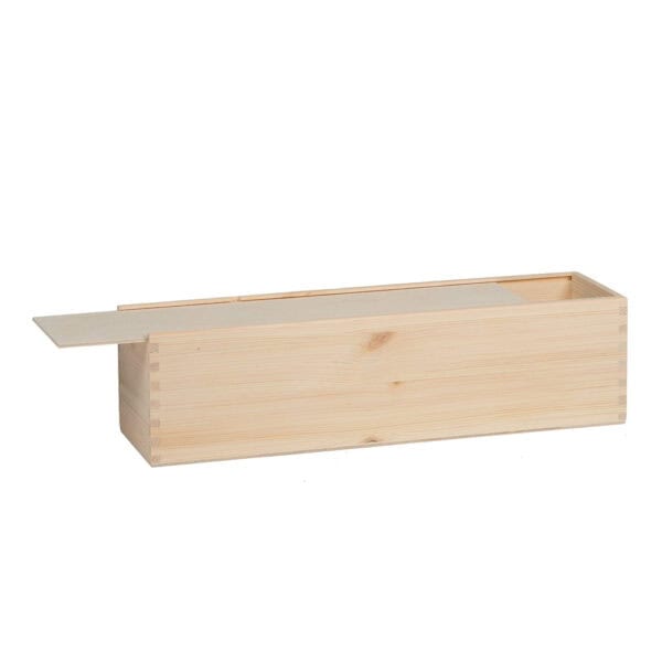 Art. 178 - Cassetta in legno di pino con coperchio scorrevole magnum lt 1,5 alto - immagine 3