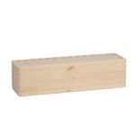Cassetta in legno di pino con coperchio scorrevole magnum lt 1,5 alto