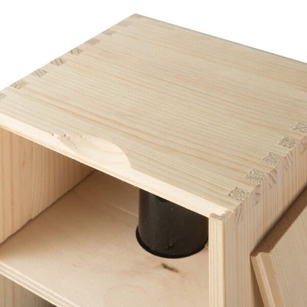 Art. 179 - Cassetta in legno di pino con coperchio scorrevole magnum lt 3 basso - immagine 4