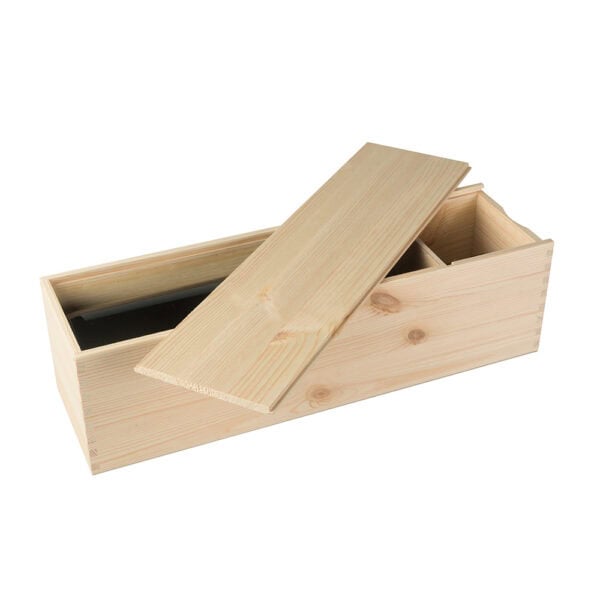Art. 180 - Cassetta in legno di pino con coperchio scorrevole magnum lt 3 alto - immagine 7