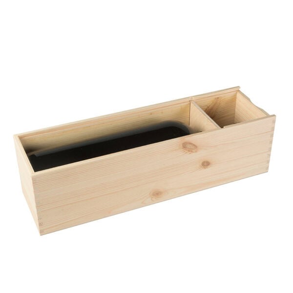 Art. 180 - Cassetta in legno di pino con coperchio scorrevole magnum lt 3 alto - immagine 6