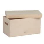 Art. 194 - Cassa in legno multistrato di betulla con manici piccola 2+2 bottiglie - immagine 2