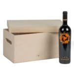 Art. 194 - Cassa in legno multistrato di betulla con manici piccola 2+2 bottiglie - immagine 3