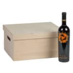 Art. 196 - Scatola in legno multistrato di betulla con manici media 3+3 bottiglie - immagine 3