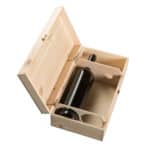 Art. 312 - Cassetta in legno classica di pino massello da 2 bottiglie - immagine 4