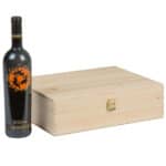 Art. 313 - Cassetta in legno classica di pino massello da 3 bottiglie - immagine 3