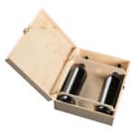 Art. 313 - Cassetta in legno classica di pino massello da 3 bottiglie - immagine 5