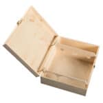 Art. 313 - Cassetta in legno classica di pino massello da 3 bottiglie - immagine 4