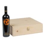 Art. 314 - Cassetta in legno classica di pino massello da 4 bottiglie - immagine 2