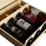 Art. 314 - Cassetta in legno classica di pino massello da 4 bottiglie - immagine 6