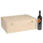 Art. 319 - Cassetta classica in legno di pino massello da 6+6 bottiglie - immagine 3