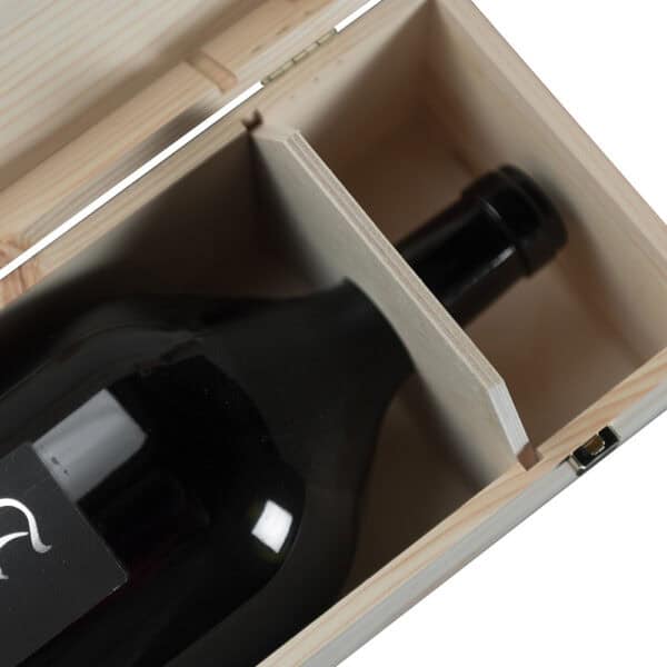 Art. 377 - Cassetta classica in legno di pino massello magnum lt 3 bassa 37.4x14x14cm - immagine 5