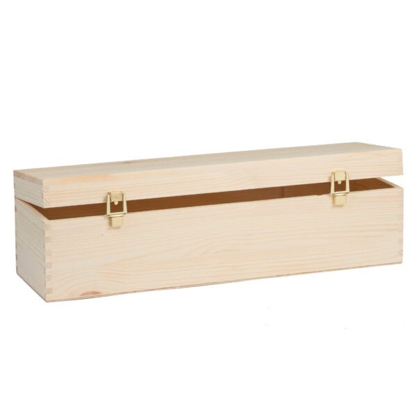 Art. 378 - Cassetta classica in legno di pino massello magnum lt 3 alta 47x12.5x12.5cm - immagine 3