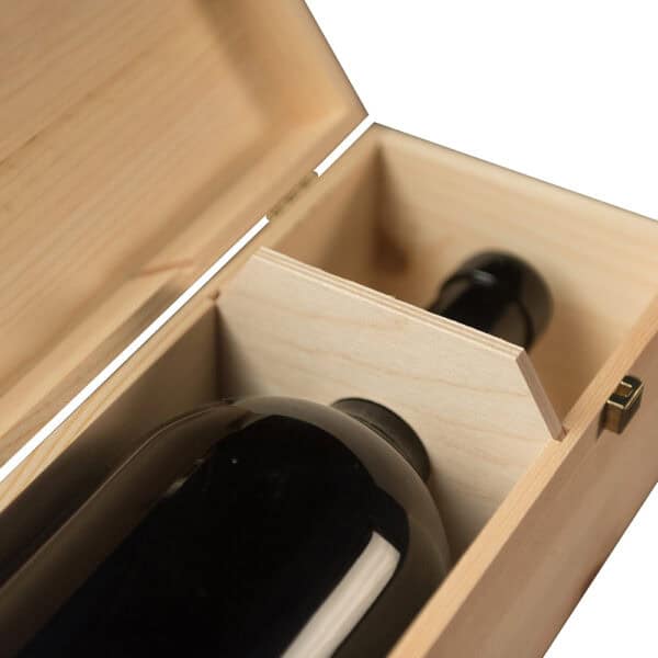 Art. 378 - Cassetta classica in legno di pino massello magnum lt 3 alta 47x12.5x12.5cm - immagine 5