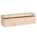 Art. 379 - Cassetta classica in legno di pino massello magnum lt 5 - 54x14.8x14.8cm - immagine 3