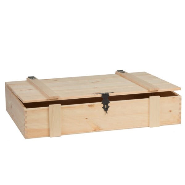 Art. 406 - Cassetta Stefanelli Style in pino massello da 6 bottiglie - immagine 3