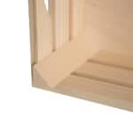 Art. 089 - Cassetta in listelli di pino con manici media - immagine 2