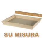 Vassoio su misura in legno